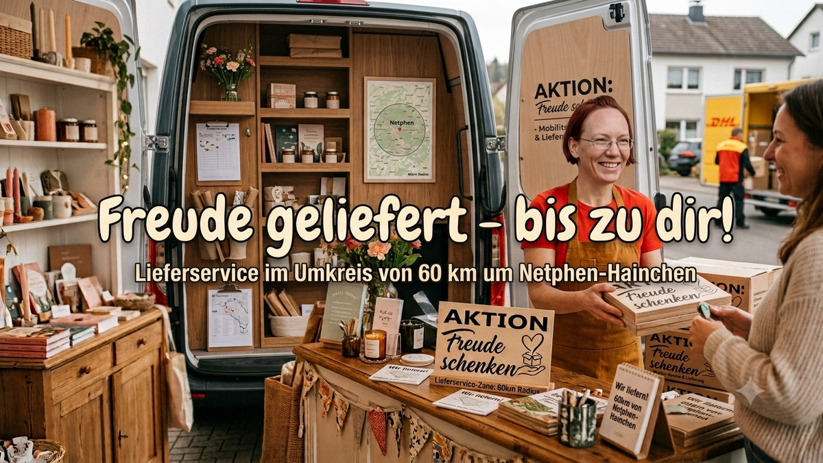 Freude geliefert - bis zu dir