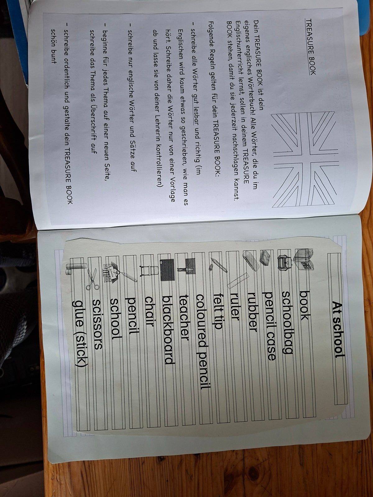 Heft Englisch lernen