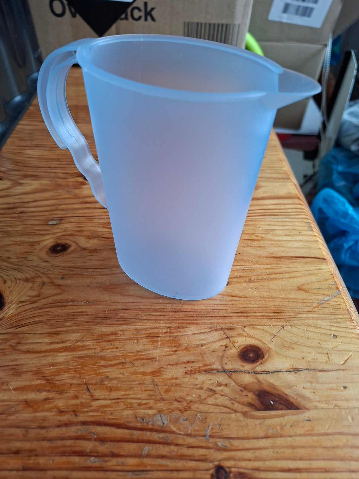 Plastik für Milch