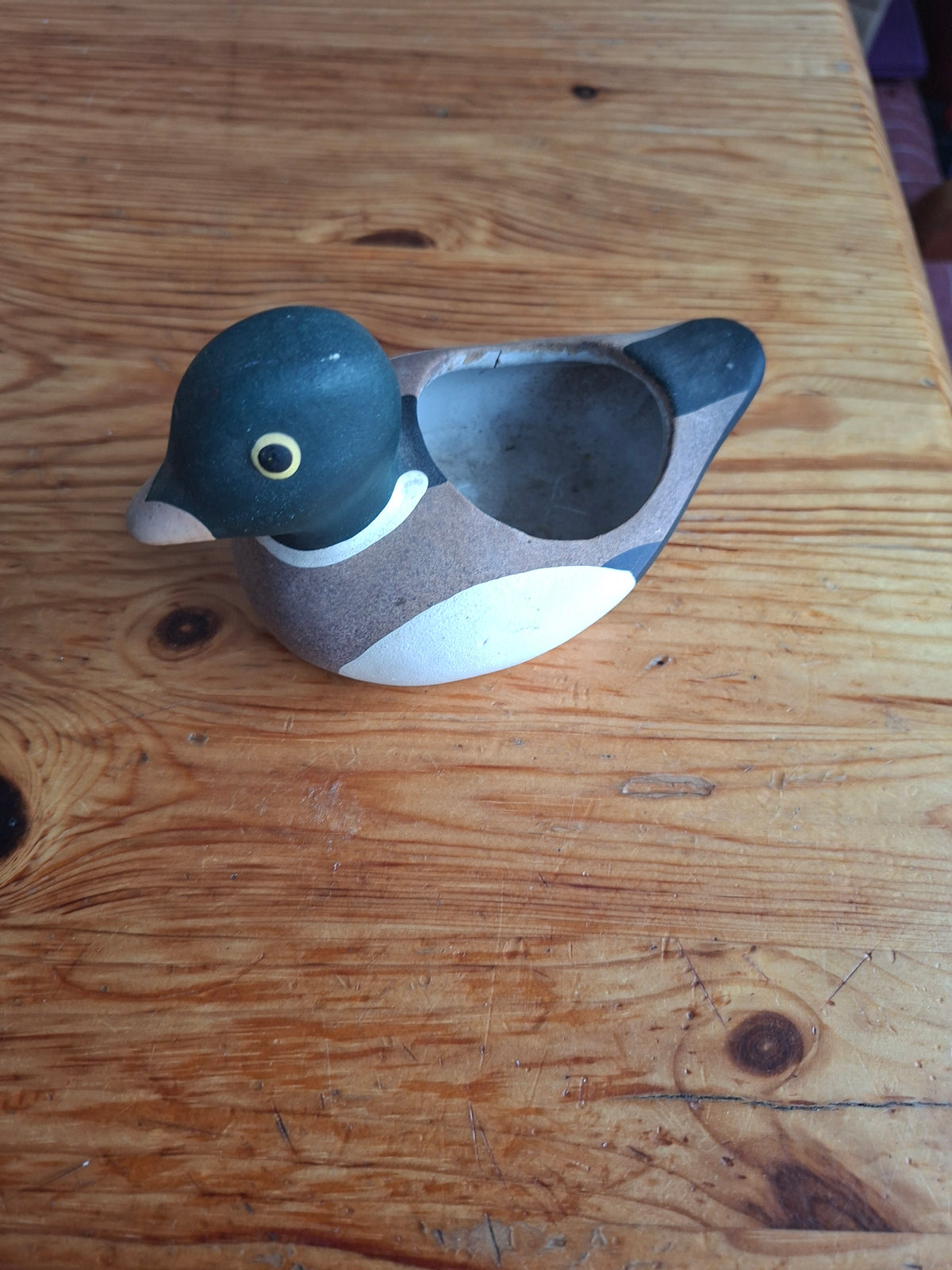 Ente für Mini Blumentopf