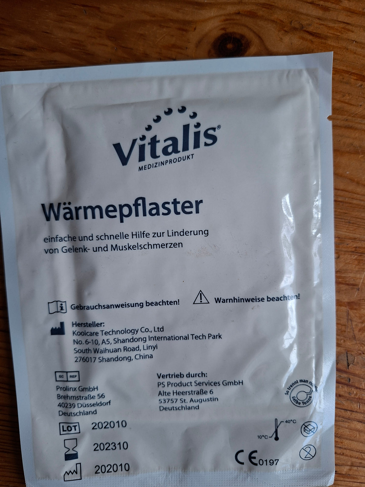 Wärmepflaster