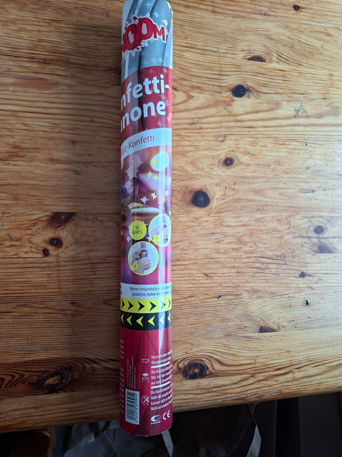 Konfetti Kanone