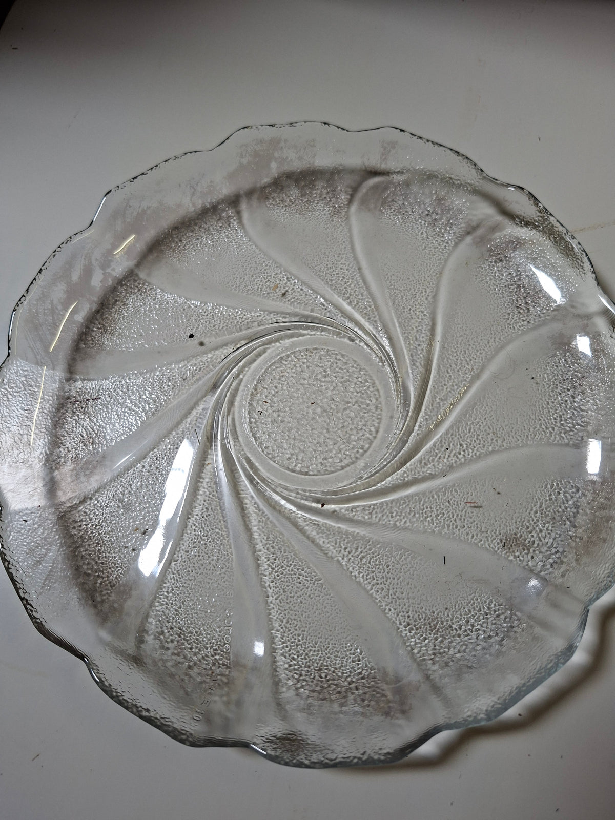 Kleiner Teller Glas