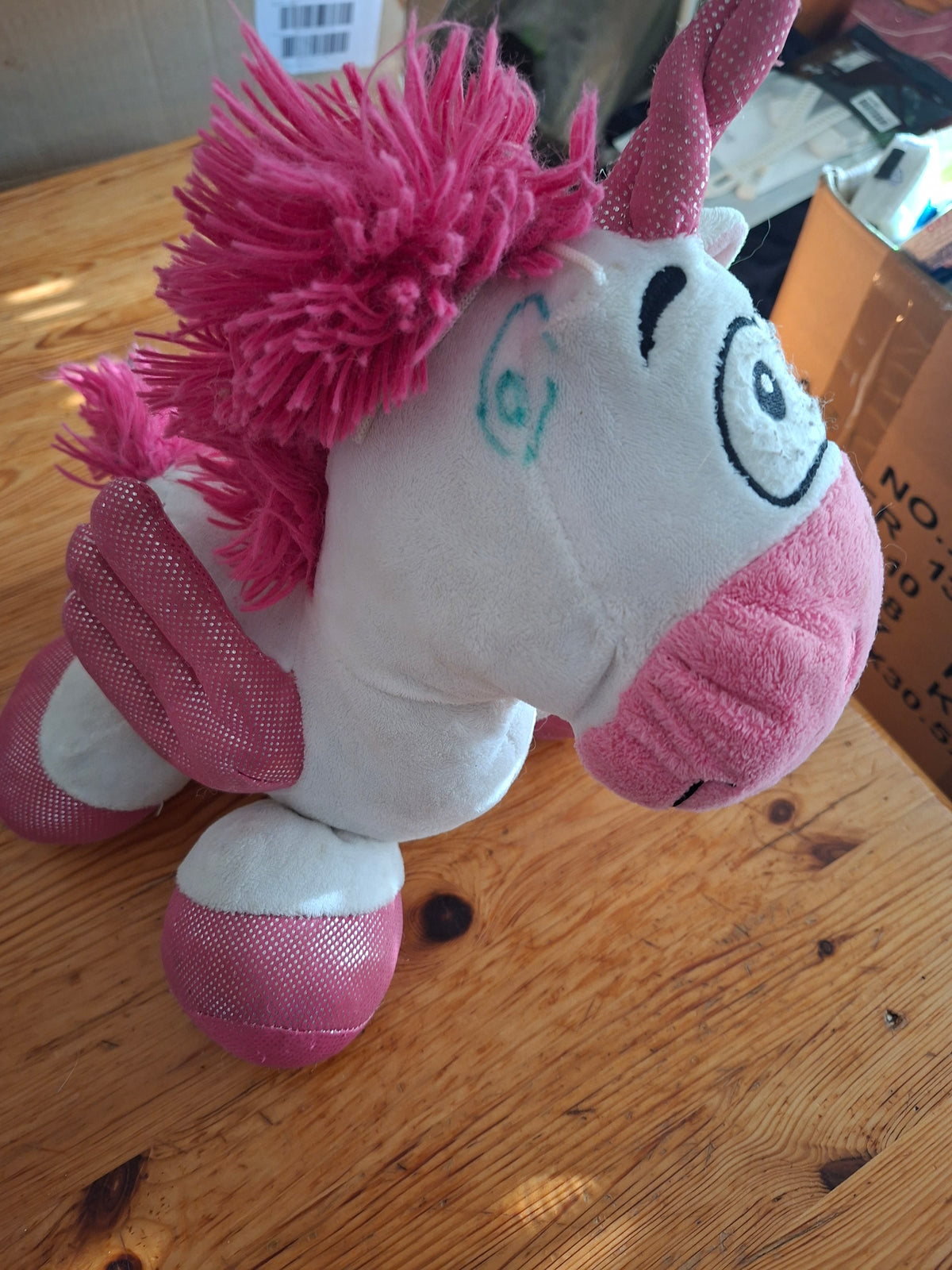 Einhorn mit Autogramm