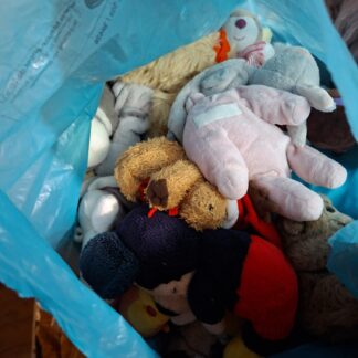 Sack Kuscheltiere zum selbst durchgucken